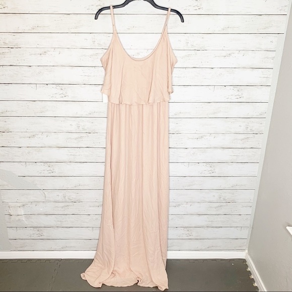 NWT Show Me Your Mumu Caitlin Ruffle Maxi Bridesmaids Dress Size XL - Picture 4 of 12